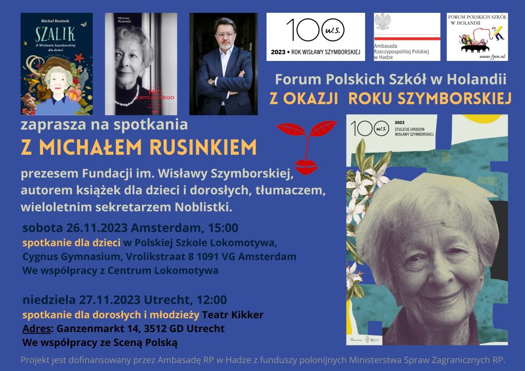 SPOTKANIE AUTORSKIE Z MICHAŁEM RUSINKIEM