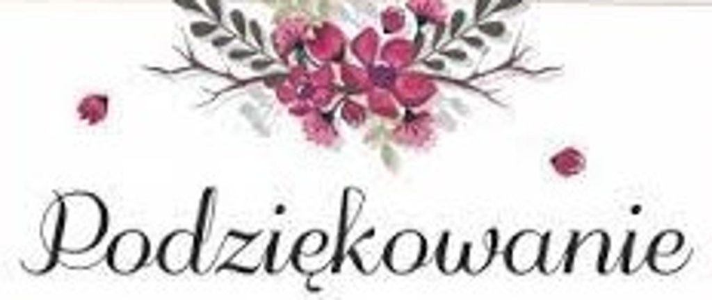PODZIĘKOWANIA